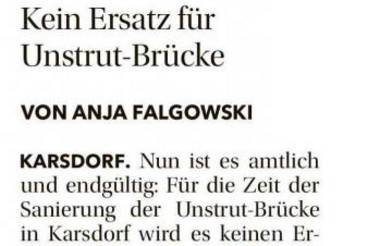 Lebensader wird bald durchtrennt