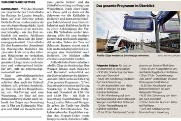 Unterwegs mit der Draisine