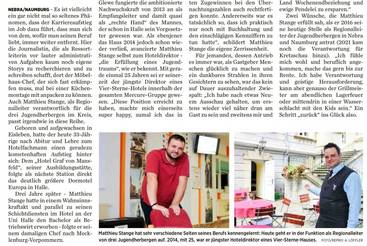 Schritt 'zurück' ins Glück