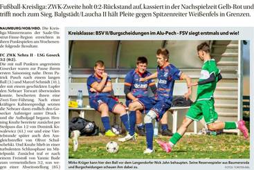 Turbulenter Schluss in Nebra