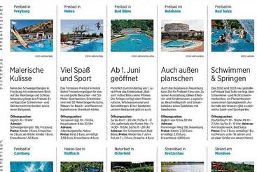 Wo sind die schönsten Freibäder?
