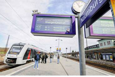 Wieder Züge auf den Gleisen der Unstutbahn