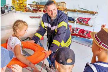 'Wasser marsch!' mit der Zielspritze