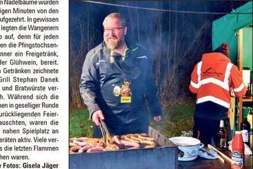 Baumverbrennen der Pfingstochsen