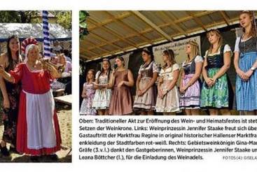 Winzer stellen Krone auf