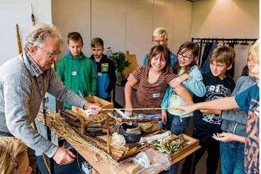 Mit Holz und Feuerstein