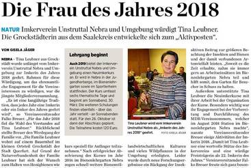 Die Frau des Jahres 2018