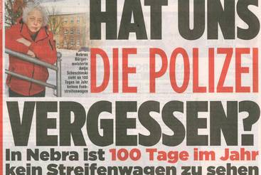 Hat uns die Polizei vergessen?