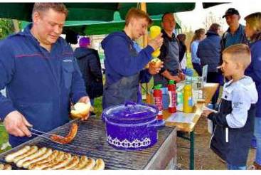 Osterhasen und Handsirene