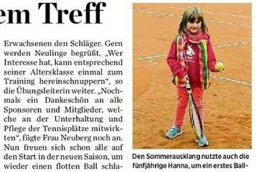 Saison endet mit sommerlichem Treff