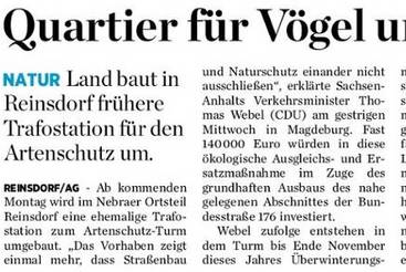 Quartier für Vögel und Fledermäuse