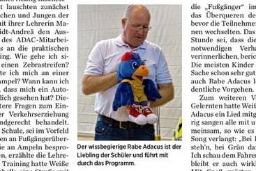 Mit Adacus am Zebrastreifen