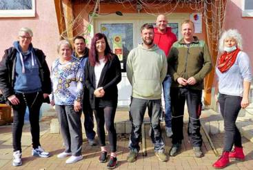 Nimmermüdes Team im Einsatz