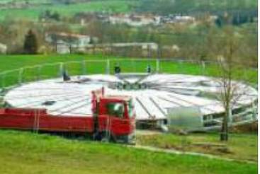 'Ufo' an der 'Arche' wird eröffnet
