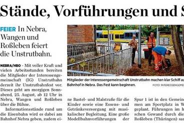 Stände, Vorführungen und Sonderzüge